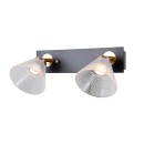 Italux WL-34393-2-BK-HBR LED Spot-Deckenleuchte Orella | 8W LED | 466lm | 3000K