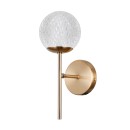 Italux WL-40827-1-HBR-CL Wandleuchte Padri | 5W G9 | gold | klar