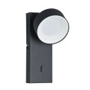 Italux WL-47380-1-BK LED Spot-Wandleuchte Fonten | 1.8W integrierte LED-Quelle | 4000K | mit Schalter | schwarz