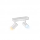 WiZ Tunable weiß 8719514551770 LED Spotleuchte Imageo 2x5 | Gu10 | 690lm | 2700-6500k - dimmbar, weiß