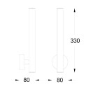Zuma Line 003064-009138 LED Spot-Wandleuchte LOYA integrierte LED-Quelle