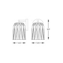 Zuma Line 003064-028146 Wandleuchte TAZZA E14