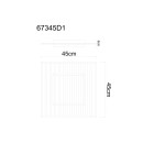 Globo WOODY 67345D1 LED Deckenleuchte | 36W LED | 1750lm | 3000K