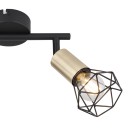 Globo 54802S-2AB Xara I 2x40W | E14 - schwarz, messing