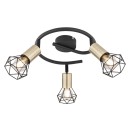 Globo 54802S-3AB Xara I 3x40W | E14 - schwarz, messing
