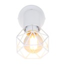 Globo 54802W-1 Wandleuchte Xara 1x40W | E14 - weiß
