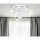 Globo 54802W-3 Deckeneinbauleuchte Xara 3x40W | E14 - weiß