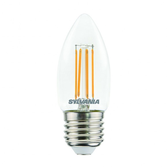 Sylvania 0029374 LED-Glühlampe 1x4,5W | E27 | 470lm | 2700K - klar