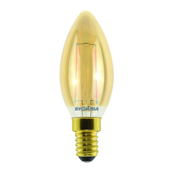 Sylvania 0029488 LED-Glühlampe 1x2,5W | E14 | 225lm | 2500 Karat - Gold