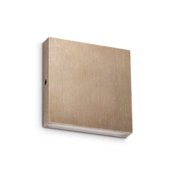 Ideal lux 335926 LED Außenwandleuchte POST-IT | 3W integrierte LED-Quelle | 180lm | 3000K | bronze