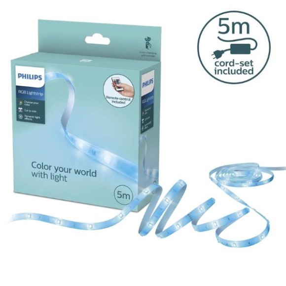 Philips 8720169309869 LED LED-Streifen LIGHTSTRIPS integrierte LED-Quelle | rgb - farbig | weiß