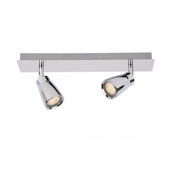 Lucide 17949/22/11 LED Deckenleuchte Badleuchte Lana 2x5W | GU10 | 3000K | IP44