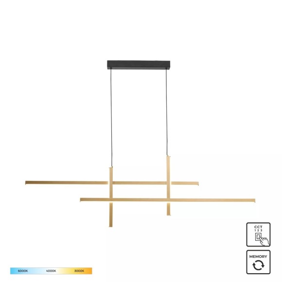 Zuma Line 003064-026640 LED Pendelleuchte EDGE integrierte LED-Quelle