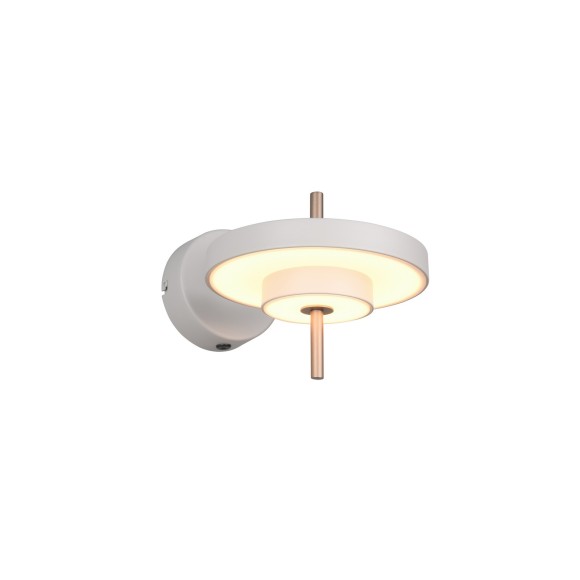 Trio T240270176 LED Wandleuchte KEATON  | 10W integrierte LED-Quelle | 1x1200lm | 2300+3000+4000K | Trio - SwitchDimmer | grau