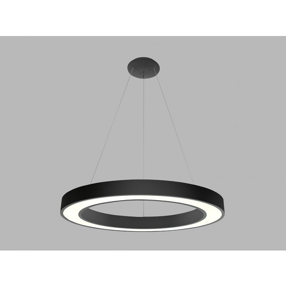 LED2 3270853 LED Pendelleuchte Saturn 80 P-Z 1x80W | 4400lm | 3000K/4000K | CCT | IP20 - schwarz