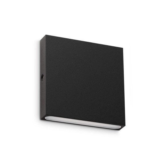 Ideal lux 335919 LED Außenwandleuchte POST-IT | 3W integrierte LED-Quelle | 170lm | 3000K | schwarz