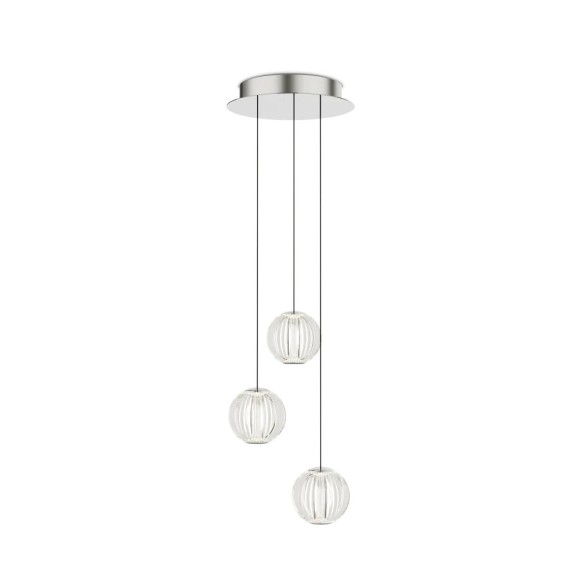 Ideal lux I343464 LED Pendelleuchte DIAMOND  | 15W integrierte LED-Quelle | 3x470lm