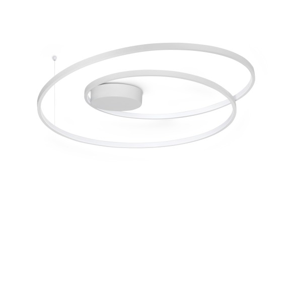 Ideal lux 352459 LED Deckenleuchte OZ  | 52W integrierte LED-Quelle | 3220lm | 3000K | weiß