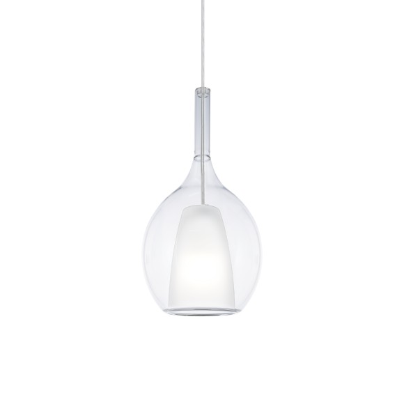 Ideal lux 360034 Pendelleuchte KALIQUE E27 | verstellbar | Seilleuchte | weiß