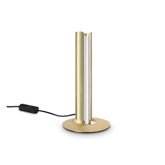 Ideal lux 362533 LED Tischlampe DORICA  | 8W integrierte LED-Quelle | 340lm | 3000K | mit Schalter | bronze