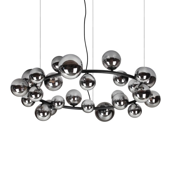 Ideal lux 363387 Pendelleuchte PERLAGE  G9 | verstellbar | Seilleuchte | schwarz