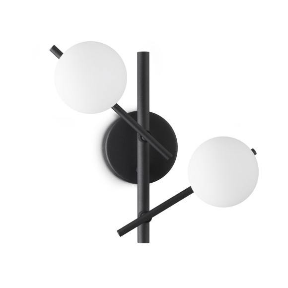 Ideal lux 365077 Wandleuchte ATLAS  G9 | schwarz
