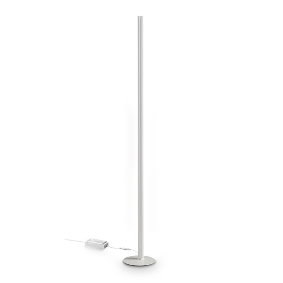 Ideal lux 366111 LED Stehlampe DORICA  | 50W integrierte LED-Quelle | 3310lm | 3000K | mit Schalter | weiß