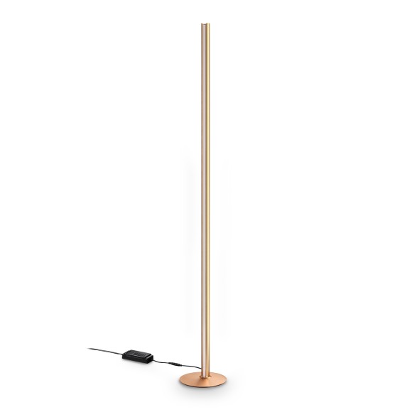 Ideal lux 366159 LED Stehlampe DORICA  | 50W integrierte LED-Quelle | 2800lm | 3000K | mit Schalter | kupfer