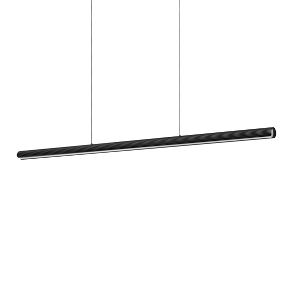 Ideal lux 366401 LED Pendelleuchte DORICA  | 35W integrierte LED-Quelle | 1080lm | 3000K | verstellbar | Seilleuchte | schwarz