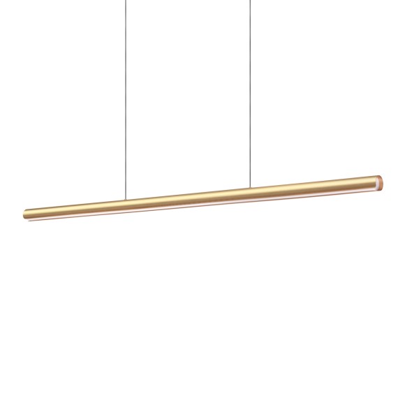 Ideal lux 366432 LED Pendelleuchte DORICA  | 35W integrierte LED-Quelle | 1470lm | 3000K | verstellbar | Seilleuchte | kupfer