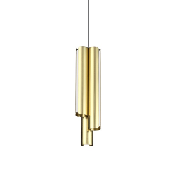 Ideal lux 366494 LED Pendelleuchte DORICA  | 27W integrierte LED-Quelle | 1480lm | 3000K | verstellbar | Seilleuchte | bronze
