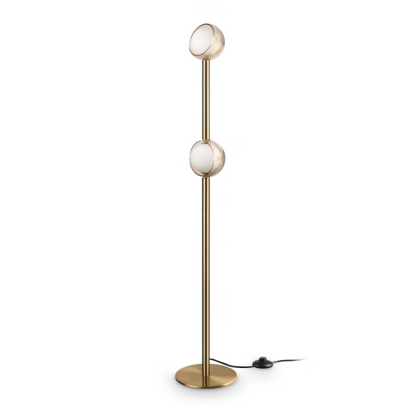 Ideal lux 366616 LED Stehlampe BLOOM  | 11W integrierte LED-Quelle | 960lm | 3000K | mit Schalter | mit Schalter | bronze