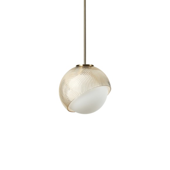 Ideal lux 366661 Pendelleuchte BLOOM  E27 | verstellbar | Seilleuchte | bronze