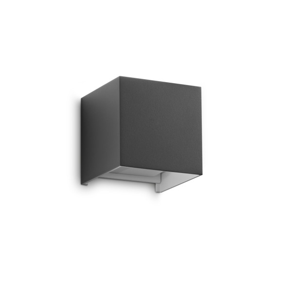 Ideal lux 366791 LED Außenwandleuchte ATOM  | 12W integrierte LED-Quelle | 700lm | 4000K | anthrazit