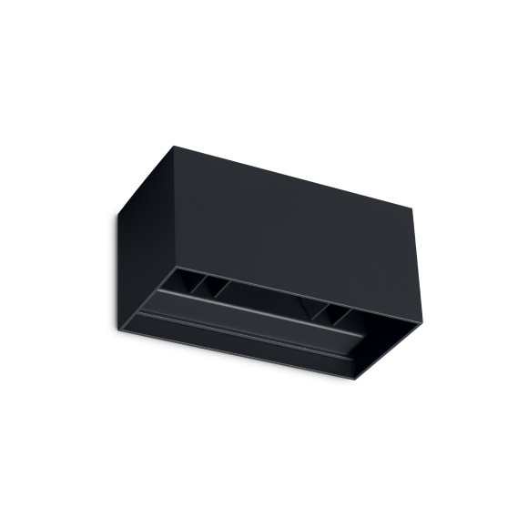 Ideal lux 366906 LED Außenwandleuchte ATOM  | 25W integrierte LED-Quelle | 1440lm | 4000K | schwarz