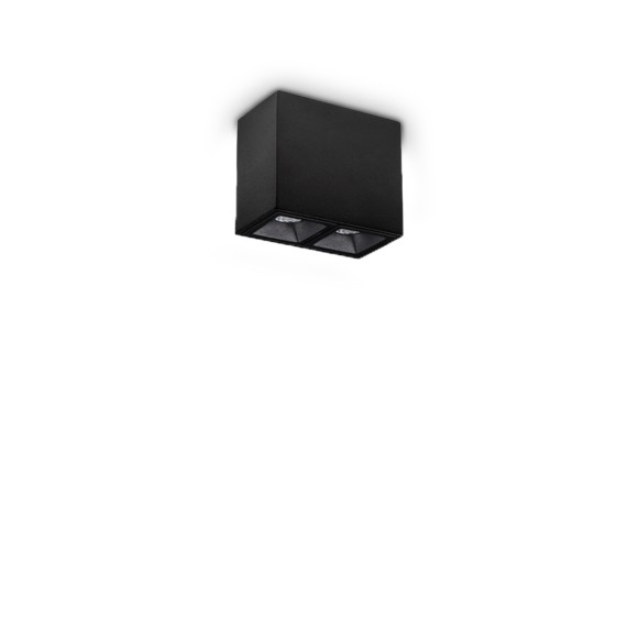 Ideal lux 369877 LED Spot-Deckenleuchte LIKA  | 6W integrierte LED-Quelle | 250lm | 3000K | schwarz