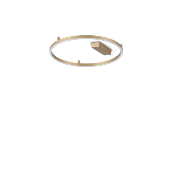 Ideal lux 370217 LED Deckenleuchte ORACLE  | 29W integrierte LED-Quelle | 1590lm | 3000K | bronze