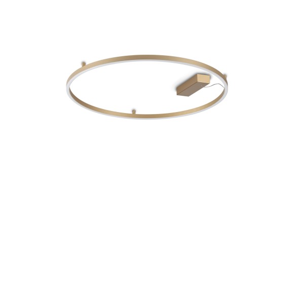 Ideal lux 370248 LED Deckenleuchte ORACLE  | 37W integrierte LED-Quelle | 2130lm | 3000K | bronze