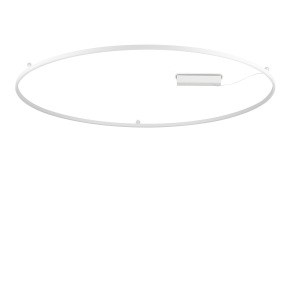 Ideal lux 370361 LED Deckenleuchte ORACLE  | 81W integrierte LED-Quelle | 5200lm | 3000K | weiß