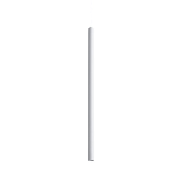 Ideal lux 371115 LED Pendelleuchte LOOK  | 12W integrierte LED-Quelle | 660lm | 3000K | verstellbar | Seilleuchte | weiß