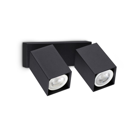 Ideal lux 371238 Spot-Wandleuchte DYNAMITE  GU10 | schwarz