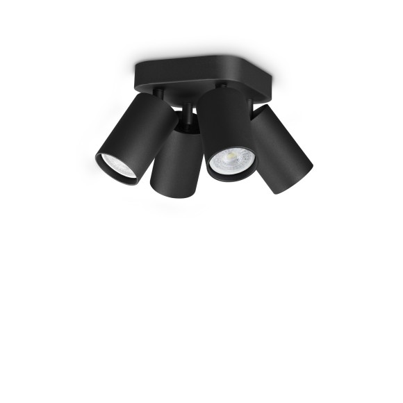 Ideal lux 371290 Spot-Deckenleuchte DYNAMITE  GU10 | schwarz