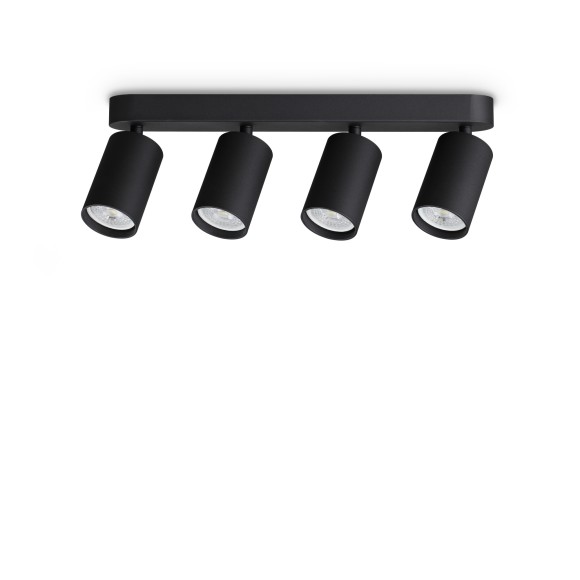 Ideal lux 371344 Spot-Deckenleuchte DYNAMITE  GU10 | schwarz
