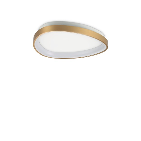 Ideal lux 372051 LED Deckenleuchte GEMINI  | 24W integrierte LED-Quelle | 1880lm | 4000K | bronze