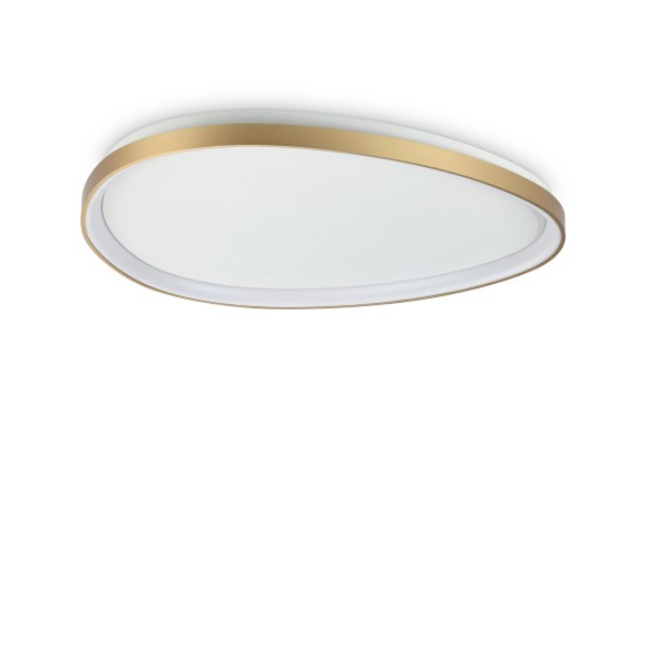 Ideal lux 372112 LED Deckenleuchte GEMINI  | 42W integrierte LED-Quelle | 3120lm | 4000K | bronze