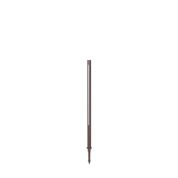 Ideal lux 372273 LED Gartenleuchte JEDI  | 12W integrierte LED-Quelle | 510lm | 3000K | braun