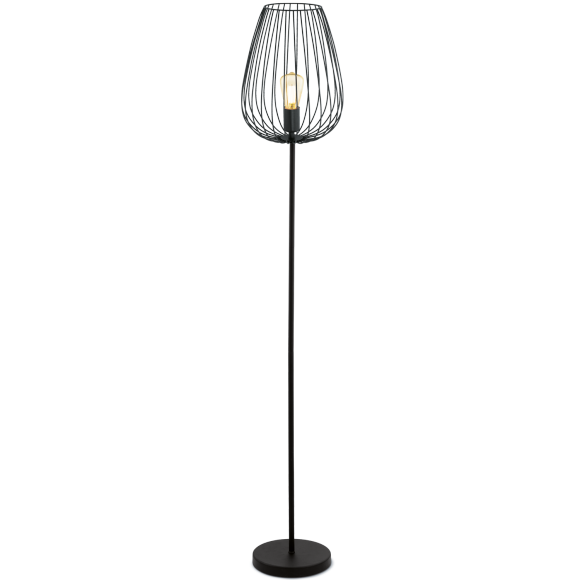 Eglo VINTAGE 49474 Stehlampe NEWTOWN schwarz E27 1x60W