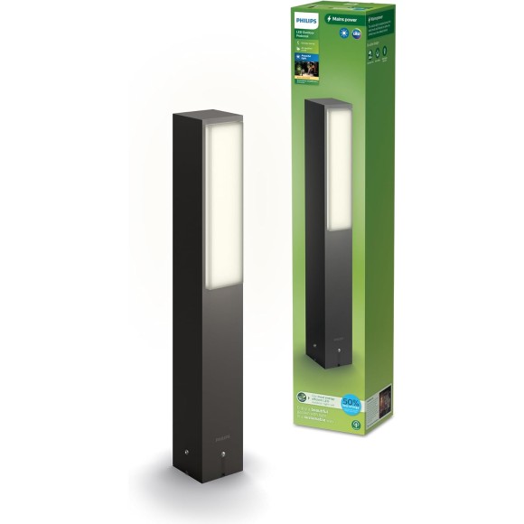 Philips 8720169257351 LED Wegeleuchte Stratosphere | 3,8W integrierte LED-Quelle | 800lm | 2700K