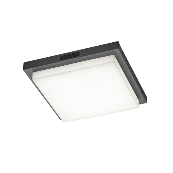 Trio T630369242 LED Deckenleuchte BERMEJO  | 14W integrierte LED-Quelle | 1x1450lm | 2300+3000+4000K | Bewegungssensor | anthrazit