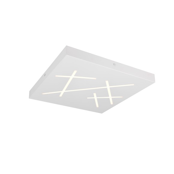 Trio 630810131 LED Deckenleuchte SNIP | 24W integrierte LED-Quelle | 2800lm | 2700-6500K | Dimmer | Fernbedienung | Nachtleuchte